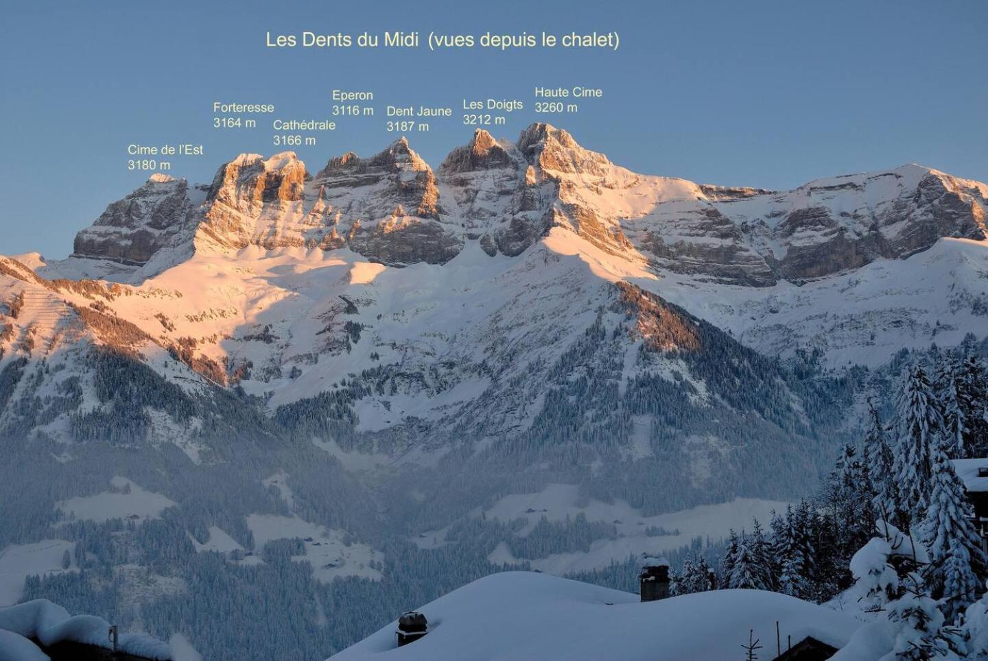 L'Observatoire Des Alpes, Les Crosets Apartment Val d'Illiez ภายนอก รูปภาพ